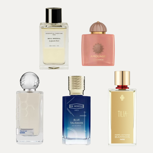 5 bestsellerów – zestaw odlewek perfum unisex | Gaba, Guidance, Tilia, Bois Imperial, Blue Talisman